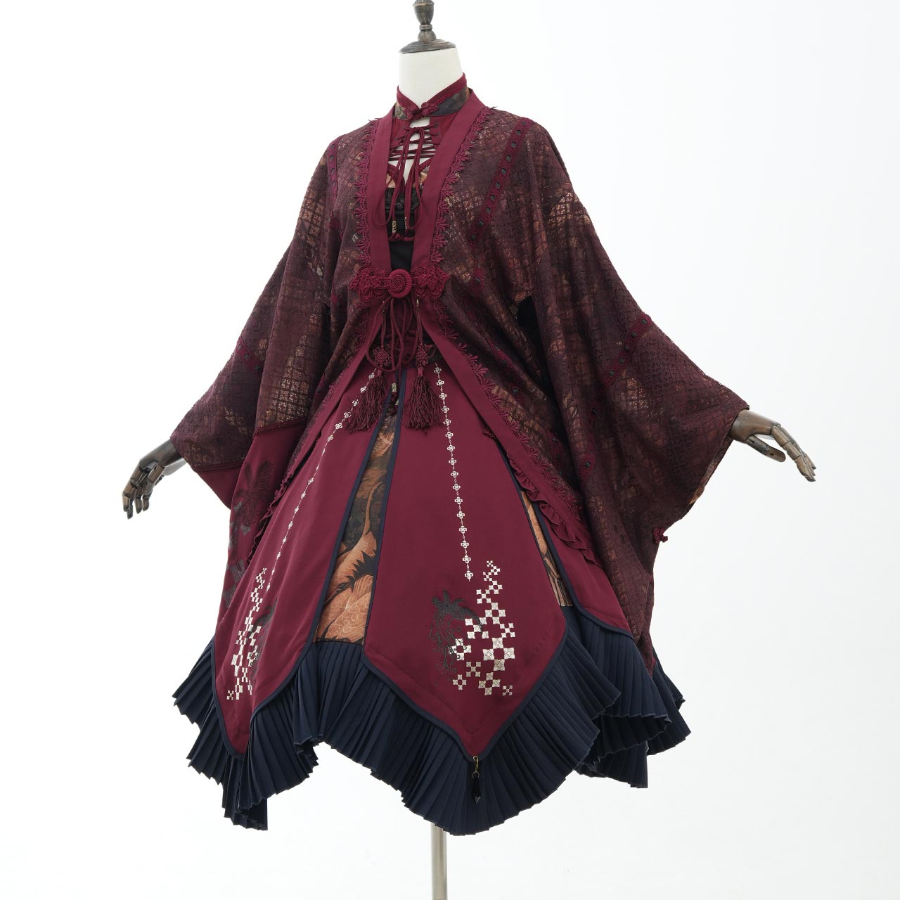 『鶴翼報恩録 ～ Requital of the Crane～』Reversible Haori