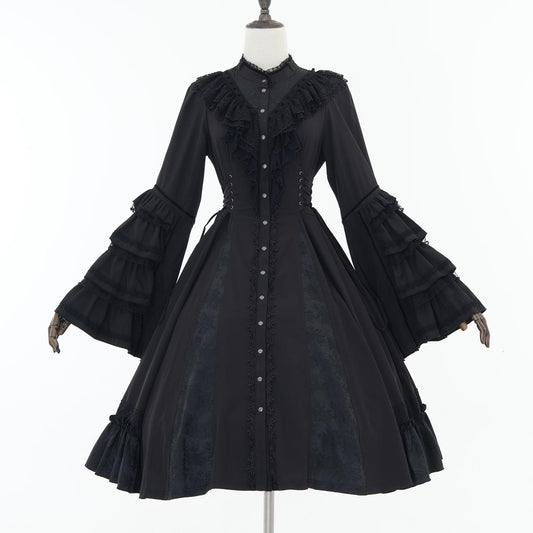 Villainess Elegance Blouse one-piece dress【M】