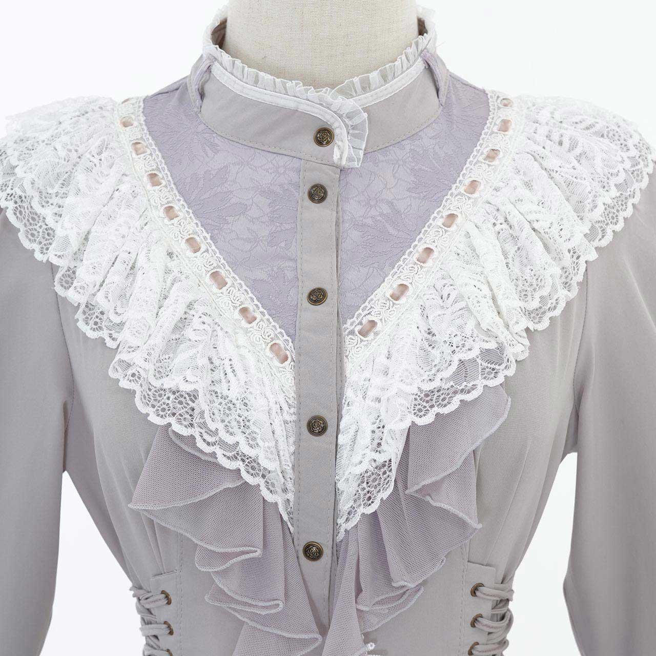 Villainess Elegance Blouse one-piece dress【M】