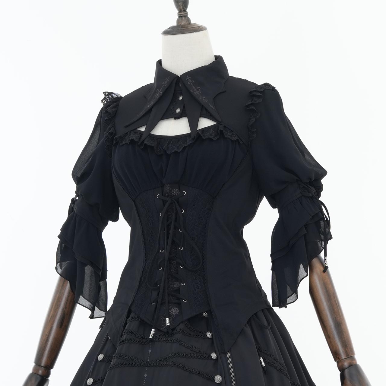 Grand Foyer Hotel Bat-wing collar top
