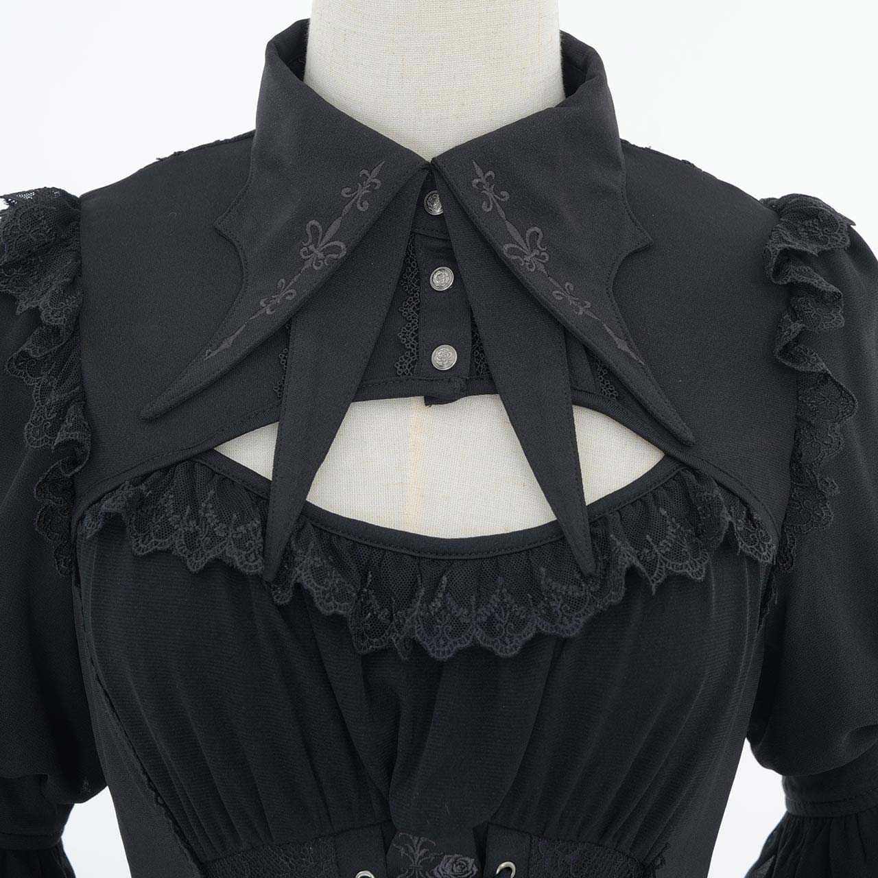 Grand Foyer Hotel Bat-wing collar top