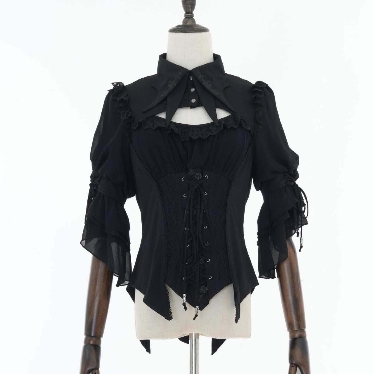 Grand Foyer Hotel Bat-wing collar top