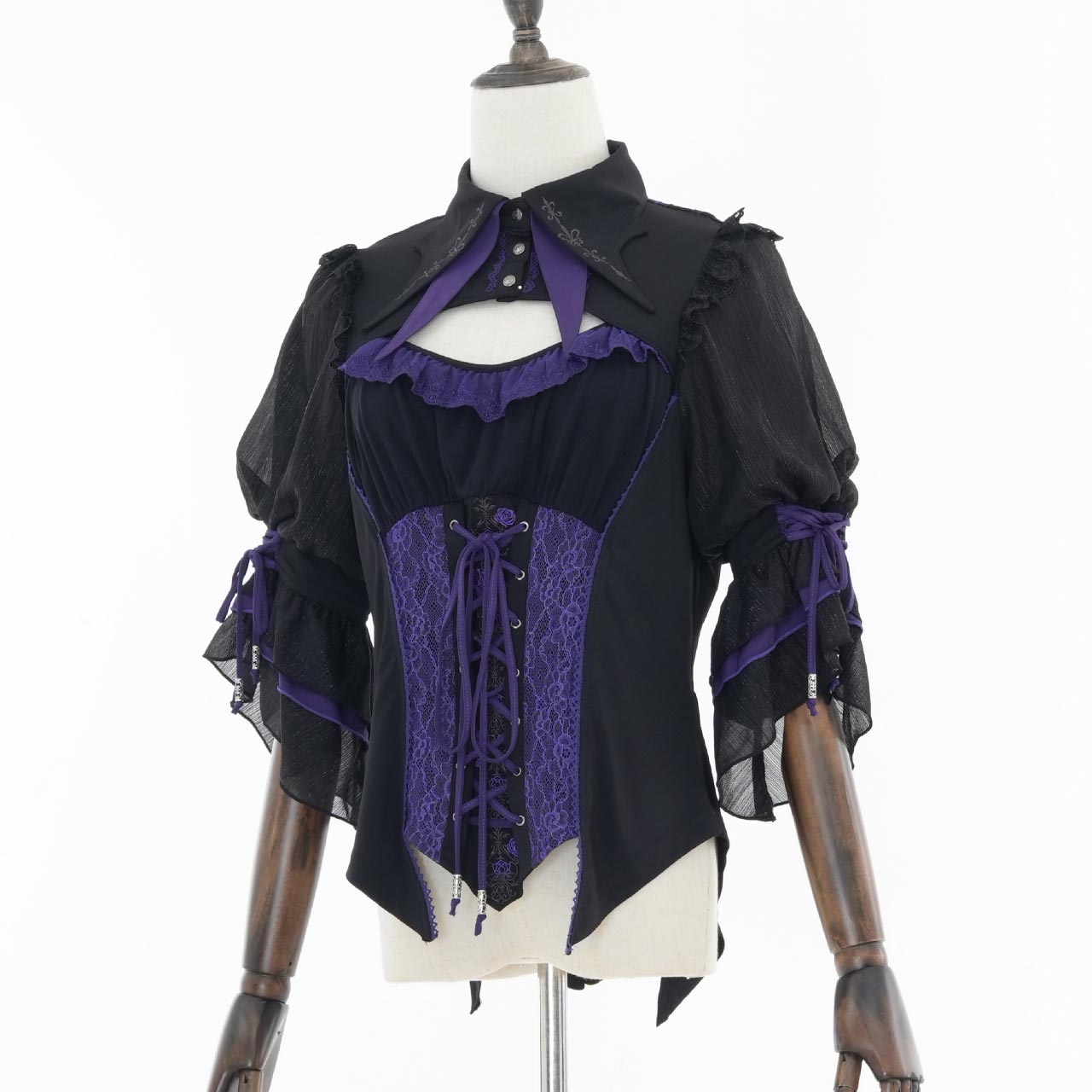 Grand Foyer Hotel Bat-wing collar top