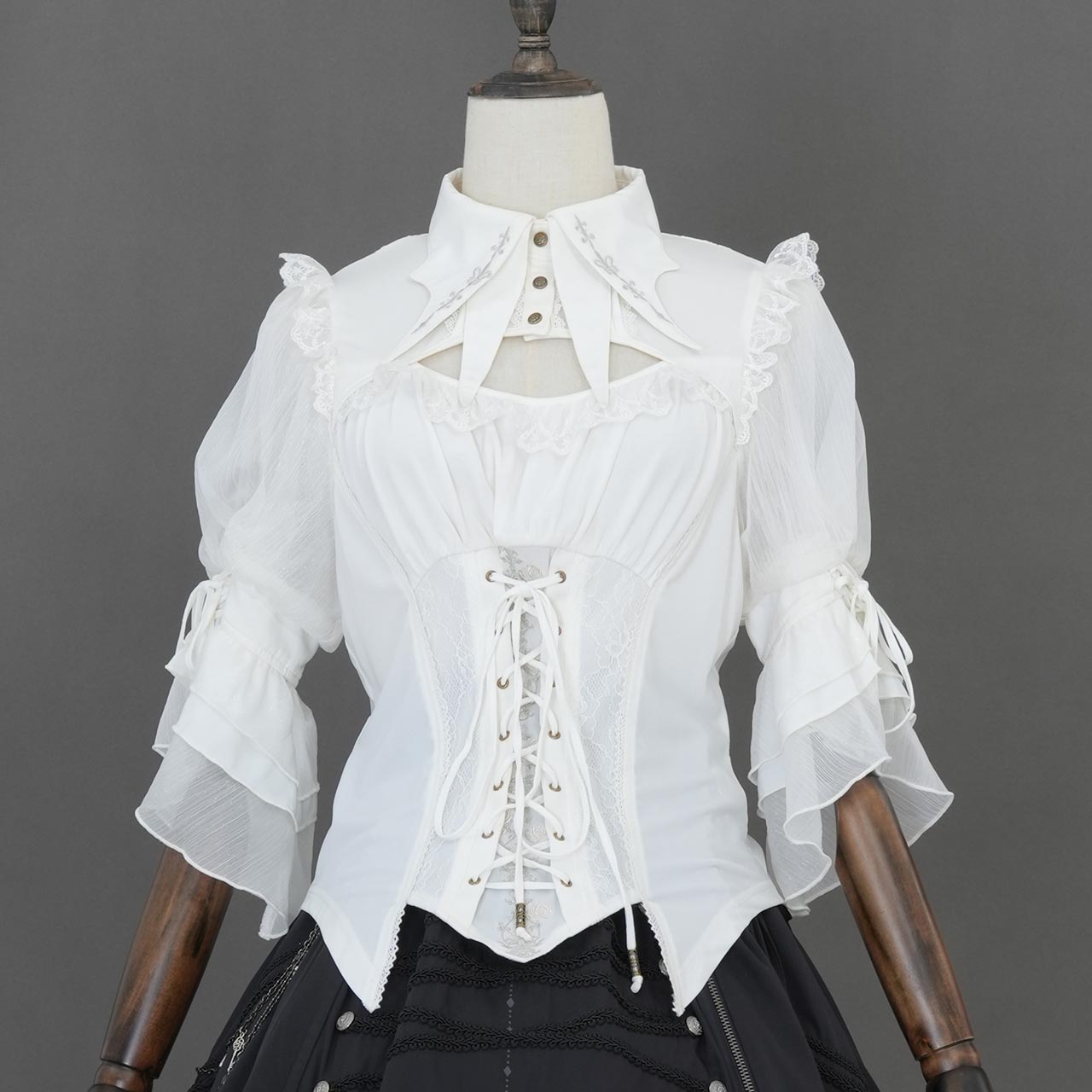 Grand Foyer Hotel Bat-wing collar top