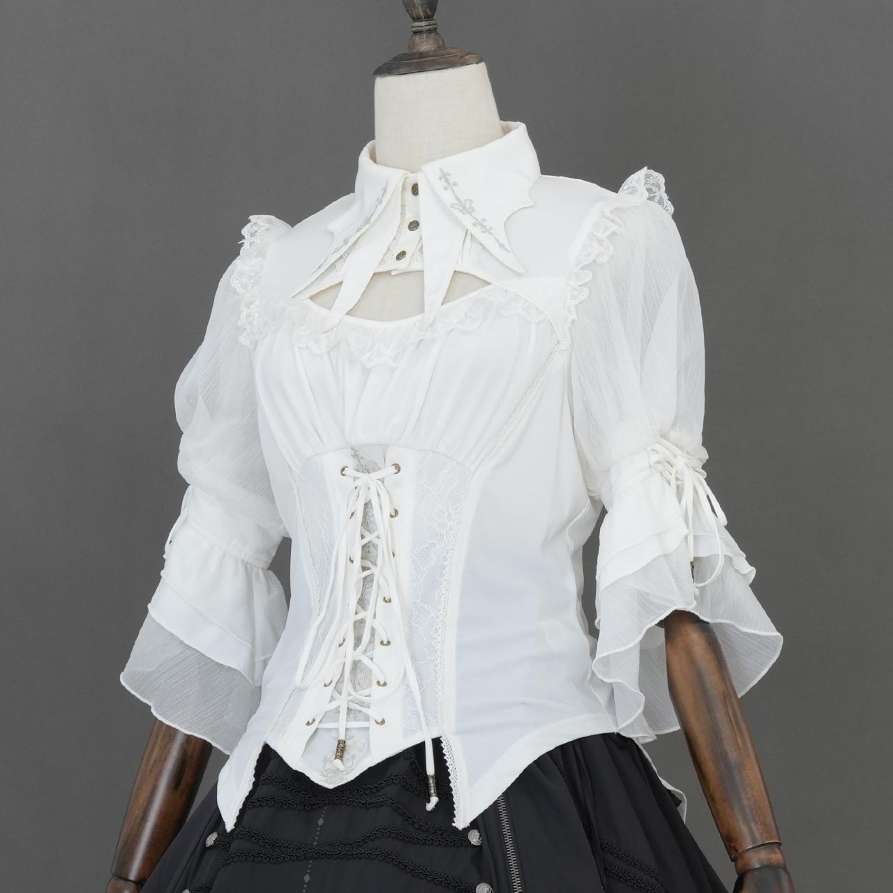 Grand Foyer Hotel Bat-wing collar top