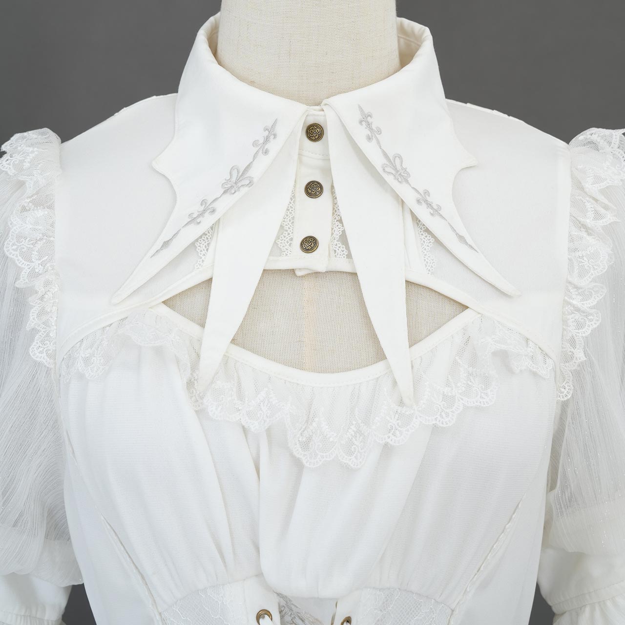 Grand Foyer Hotel Bat-wing collar top