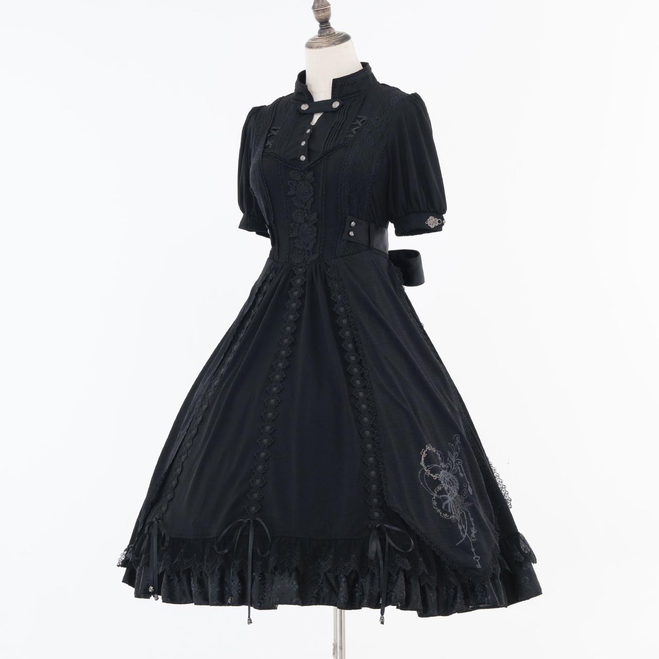 Grand Foyer Hotel Bustle frilld One-piece Dress