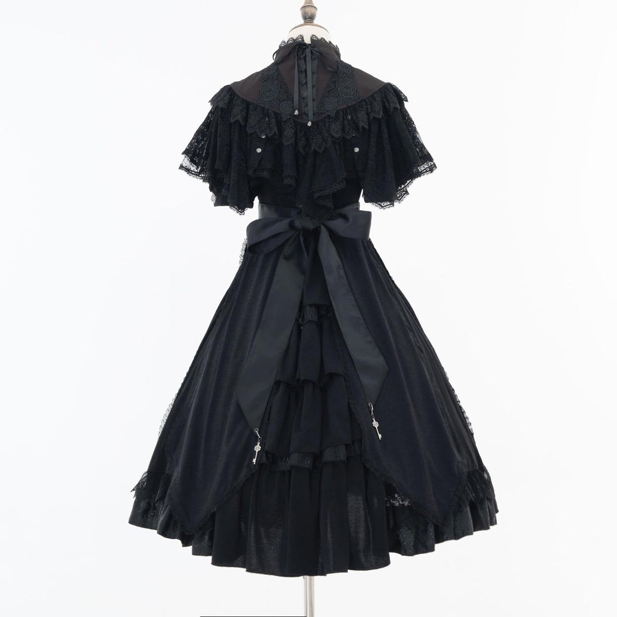 Grand Foyer Hotel Bustle frilld One-piece Dress
