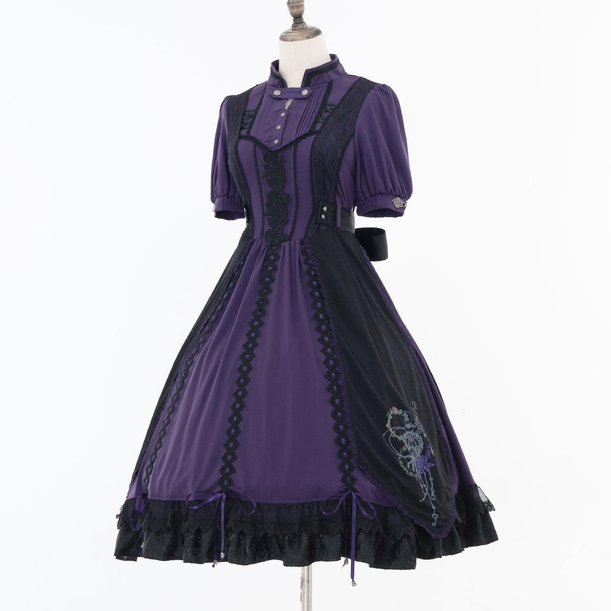 Grand Foyer Hotel Bustle frilld One-piece Dress
