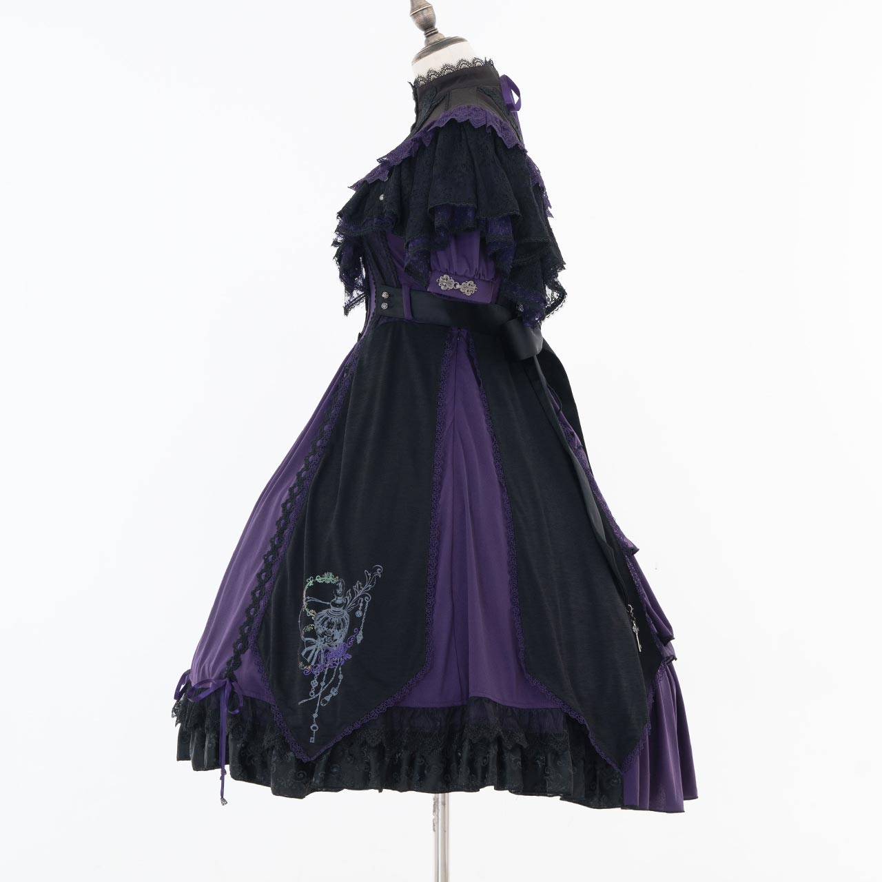Grand Foyer Hotel Bustle frilld One-piece Dress