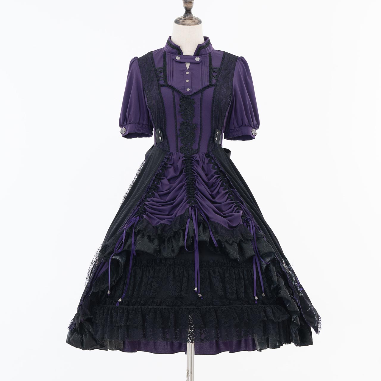 Grand Foyer Hotel Bustle frilld One-piece Dress