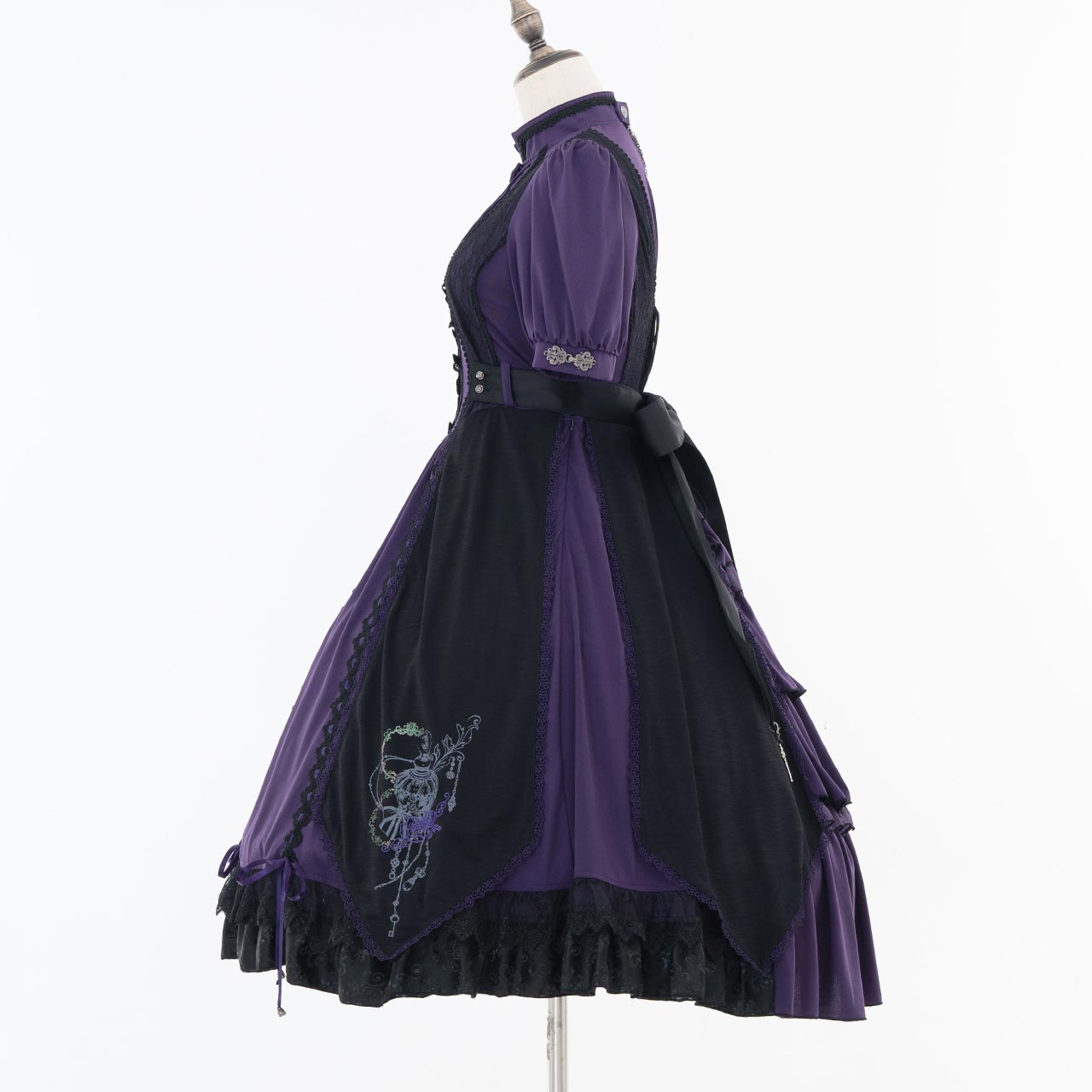 Grand Foyer Hotel Bustle frilld One-piece Dress