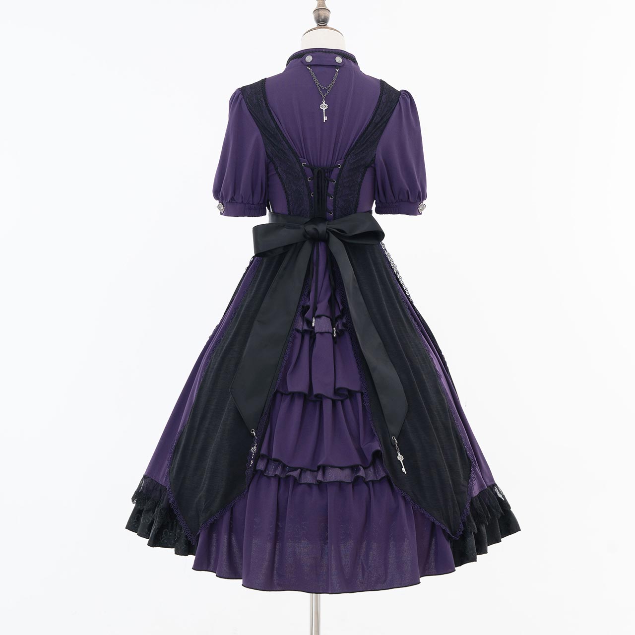 Grand Foyer Hotel Bustle frilld One-piece Dress