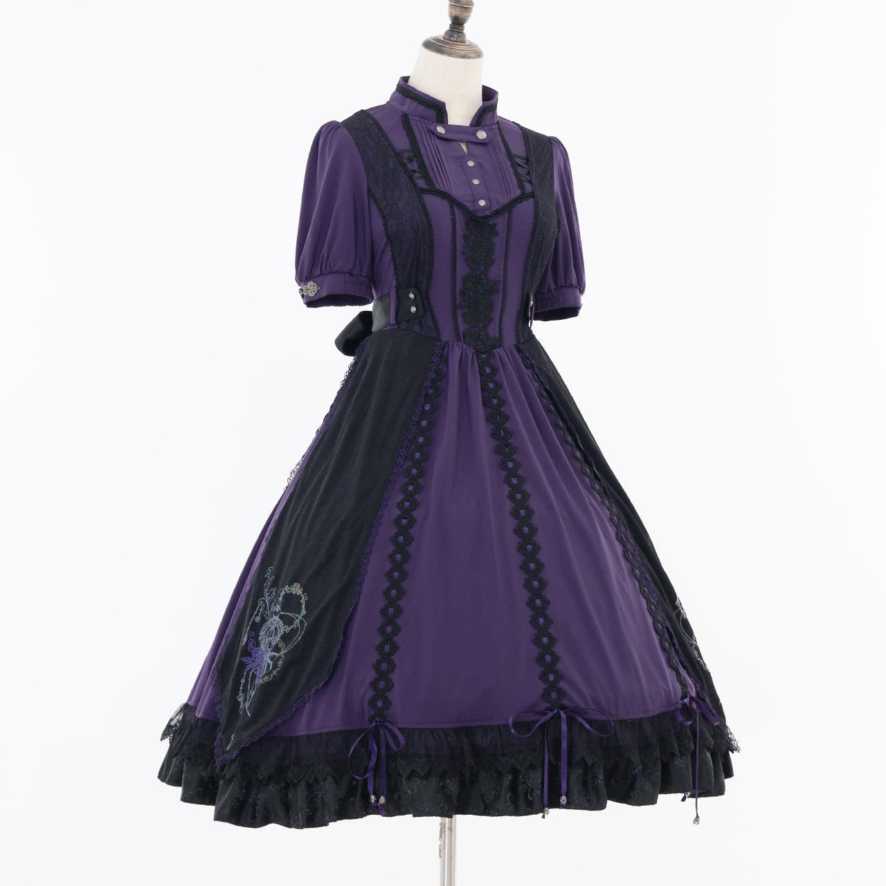Grand Foyer Hotel Bustle frilld One-piece Dress