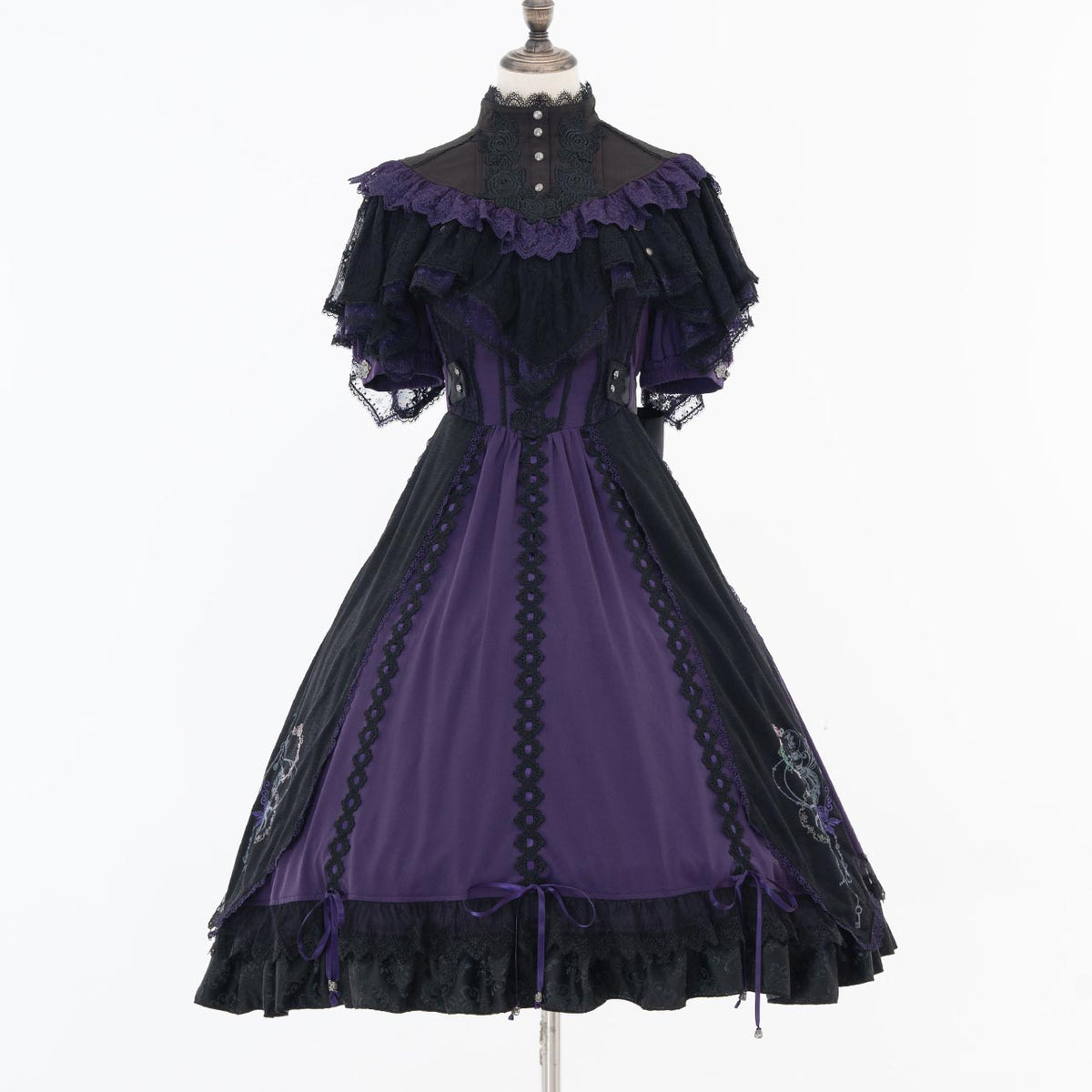 Grand Foyer Hotel Bustle frilld One-piece Dress