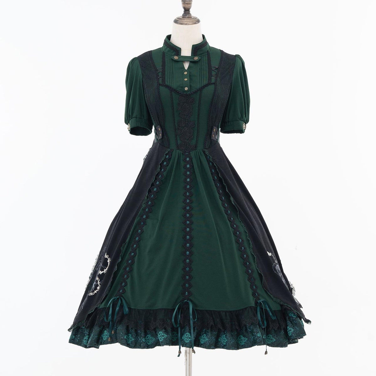 Grand Foyer Hotel Bustle frilld One-piece Dress