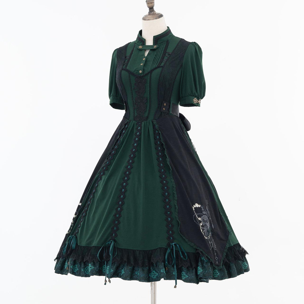 Grand Foyer Hotel Bustle frilld One-piece Dress