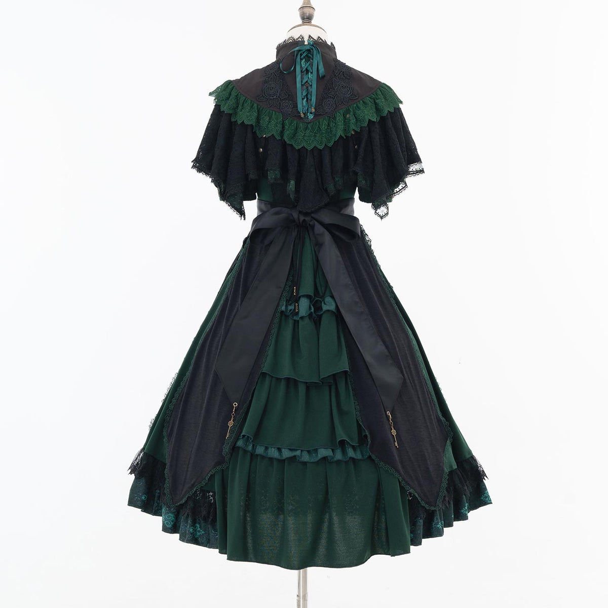 Grand Foyer Hotel Bustle frilld One-piece Dress