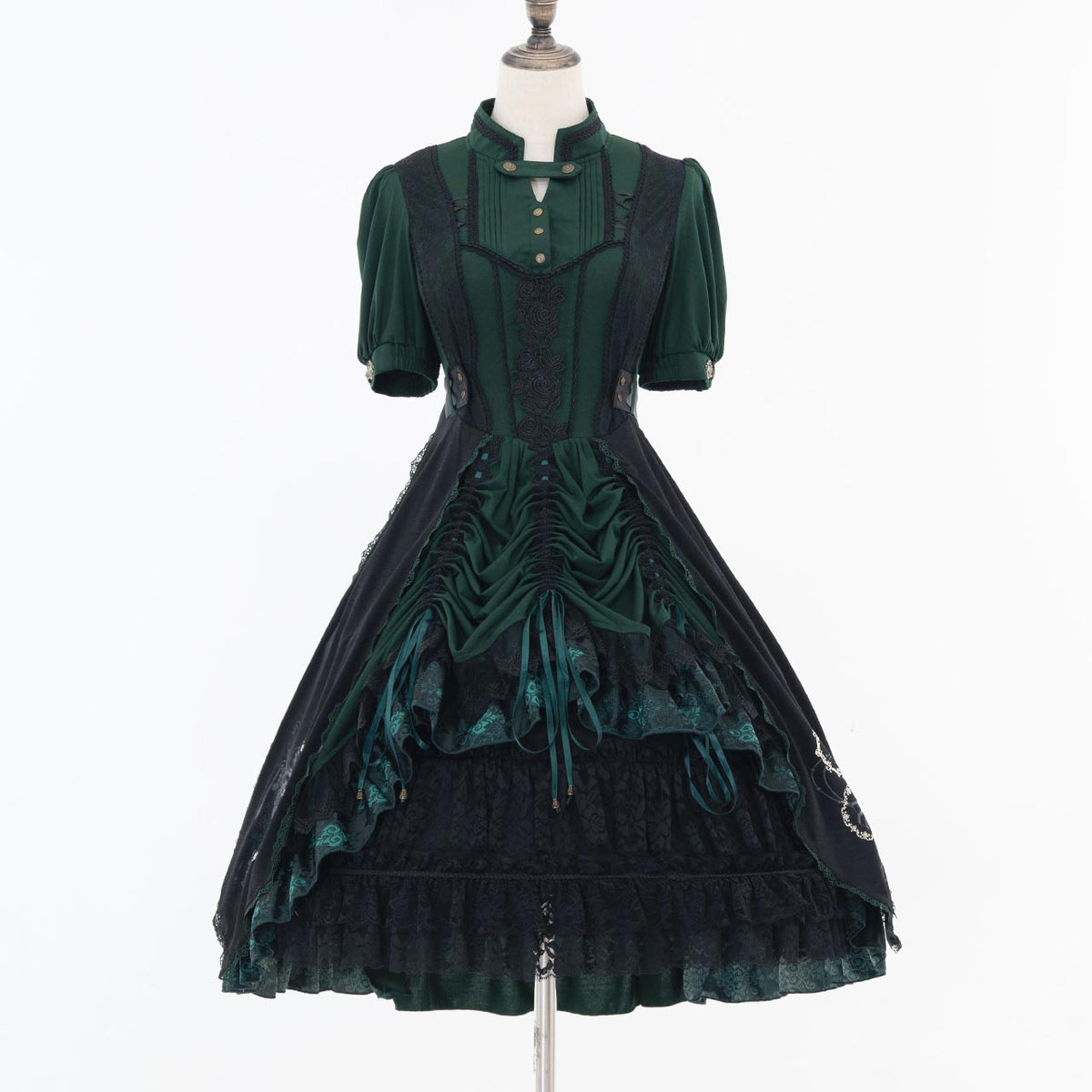 Grand Foyer Hotel Bustle frilld One-piece Dress