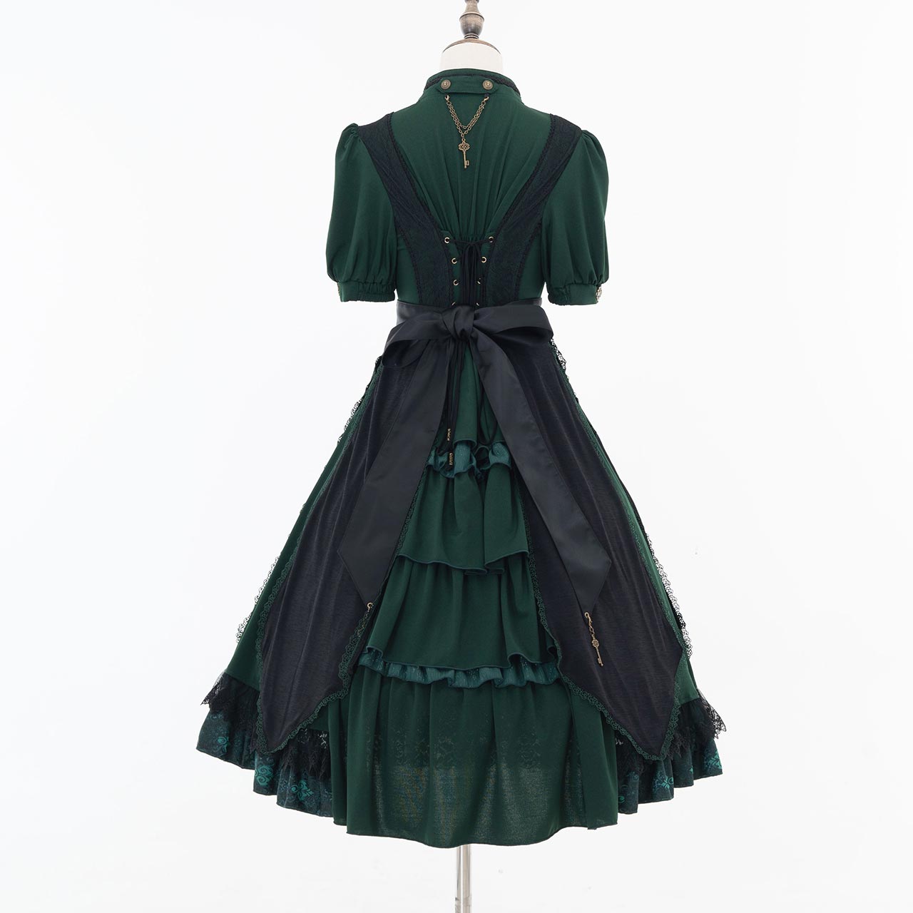 Grand Foyer Hotel Bustle frilld One-piece Dress