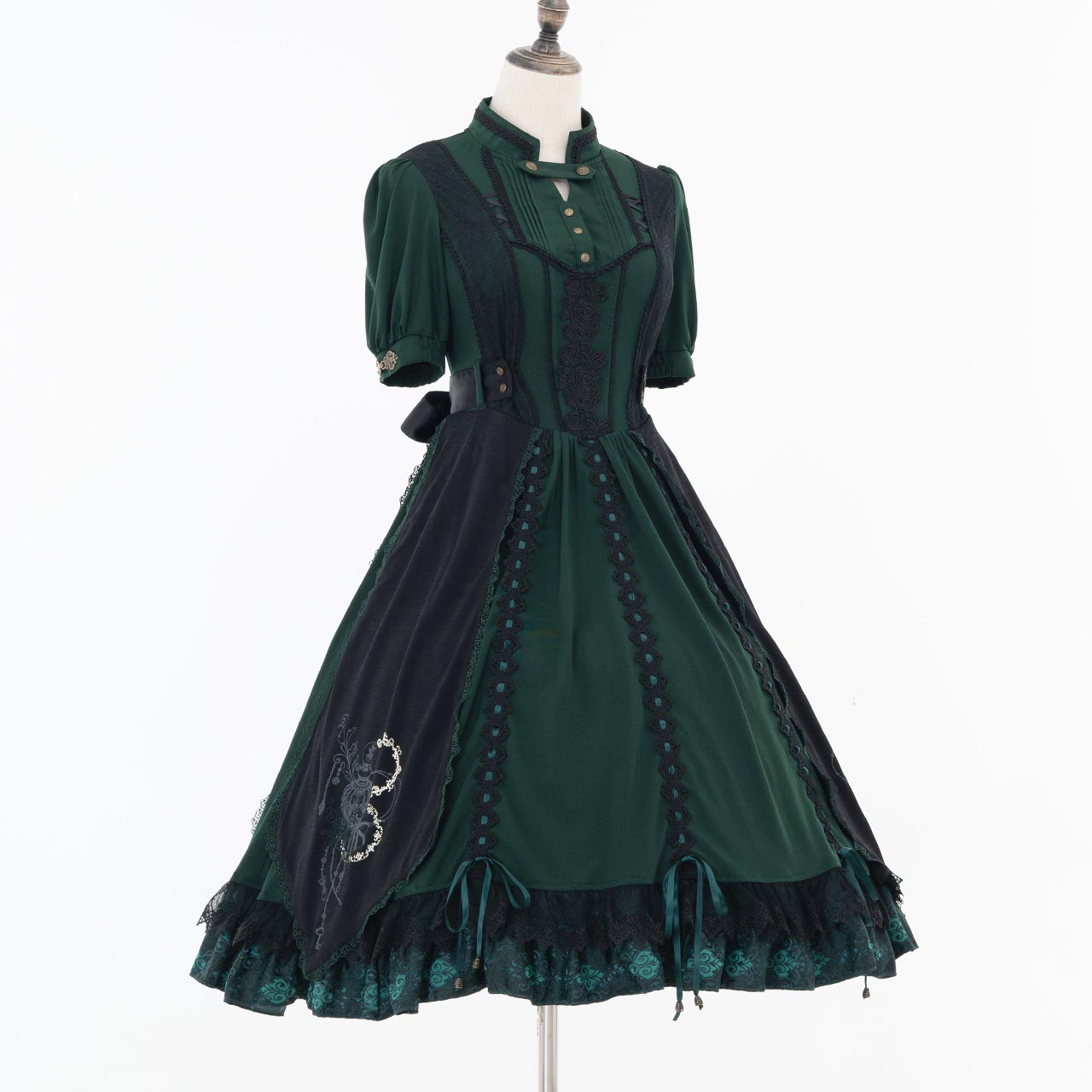 Grand Foyer Hotel Bustle frilld One-piece Dress
