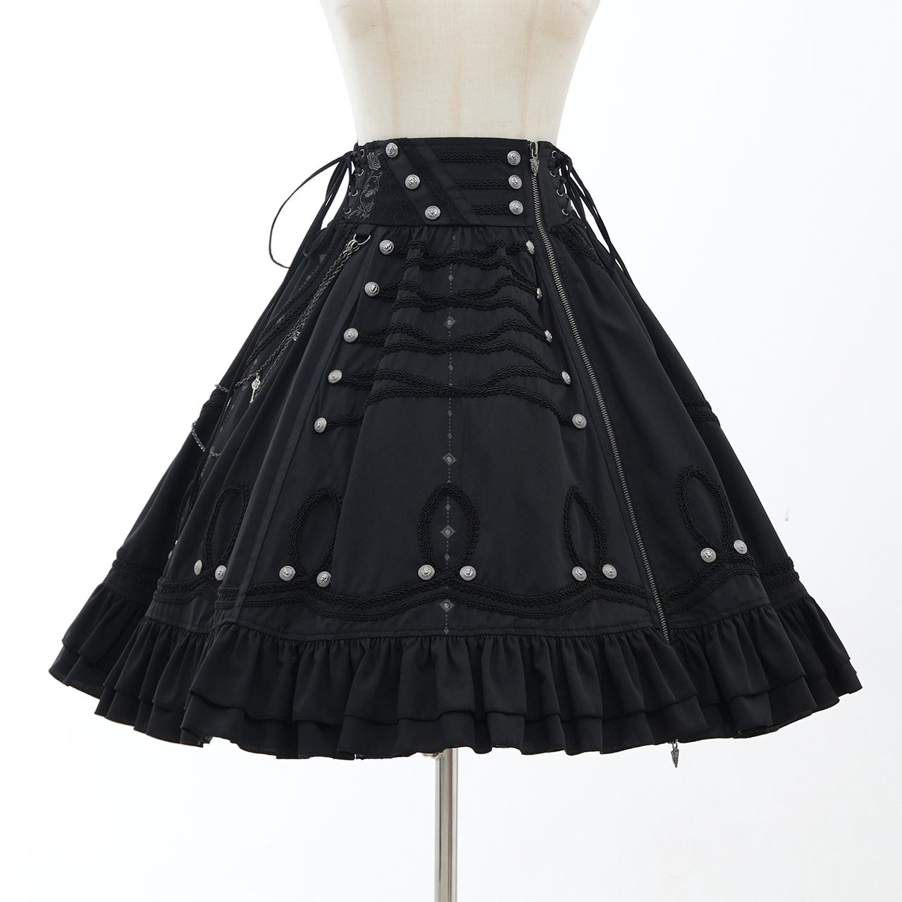 Grand Foyer Hotel Braid-Design Skirt