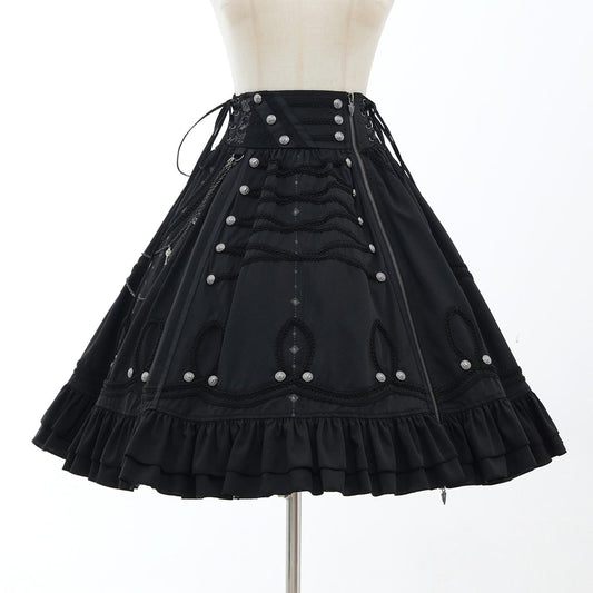 Grand Foyer Hotel Braid-Design Skirt