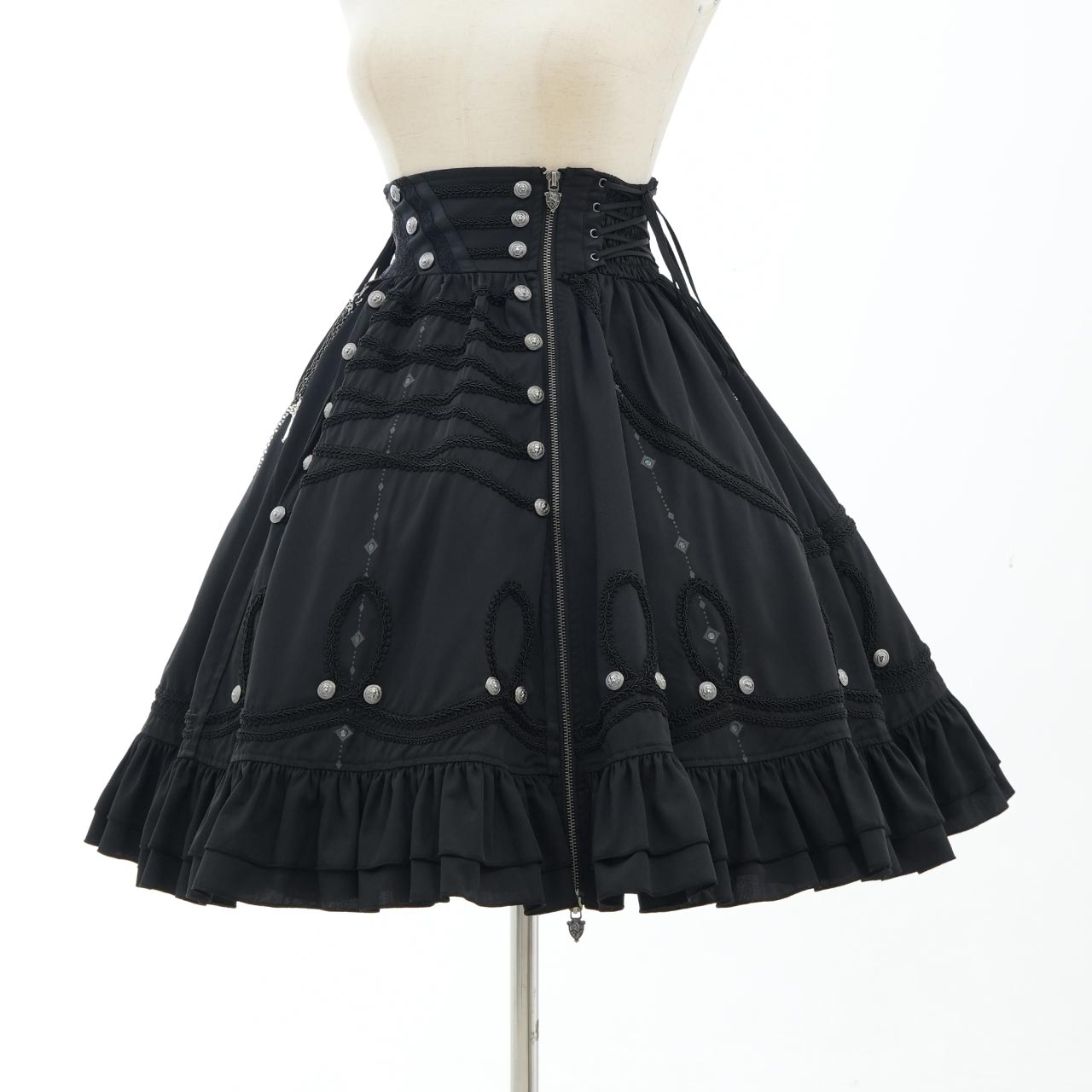 Grand Foyer Hotel Braid-Design Skirt
