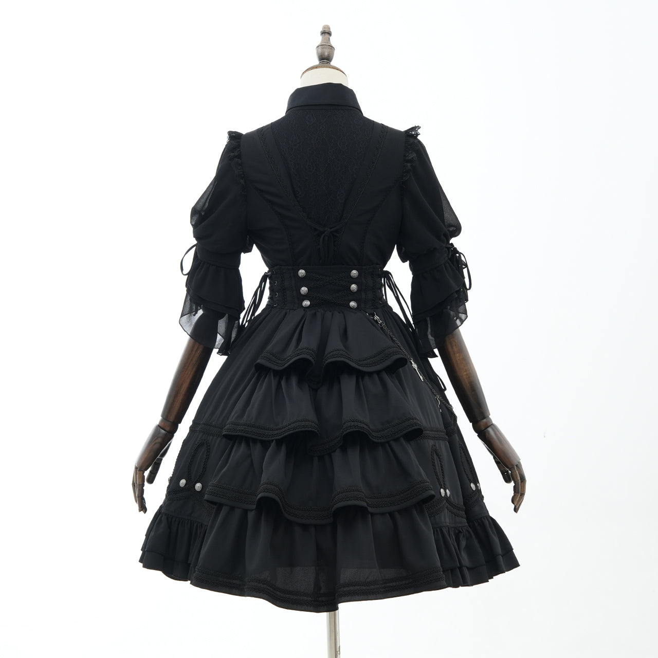 Grand Foyer Hotel Braid-Design Skirt
