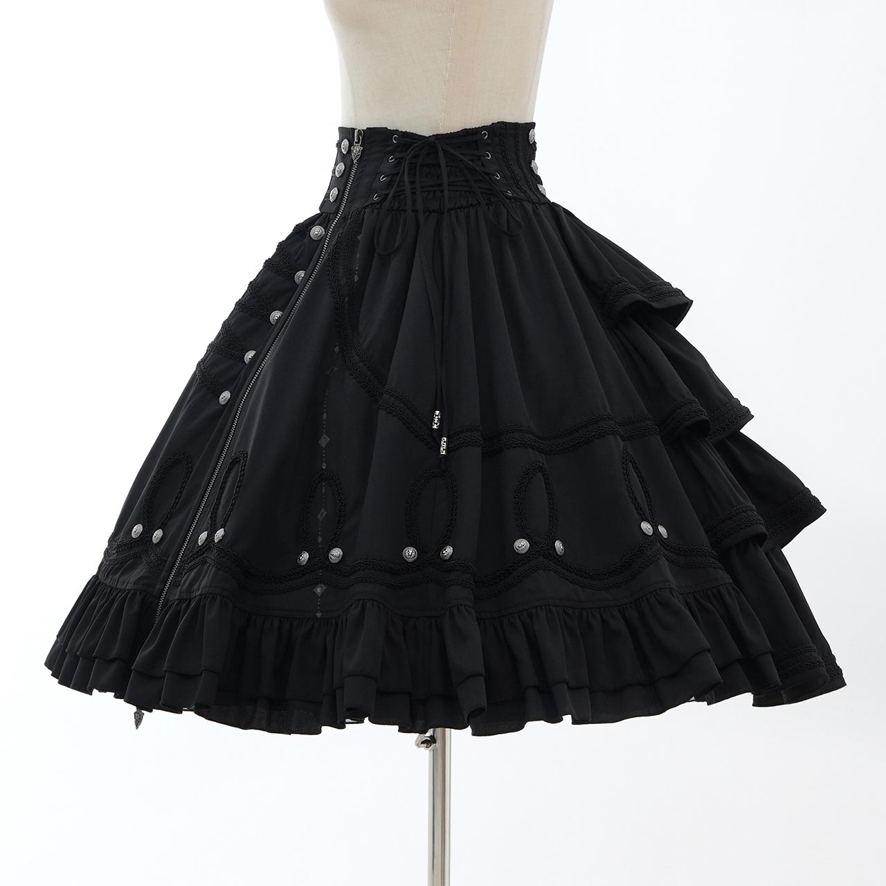 Grand Foyer Hotel Braid-Design Skirt
