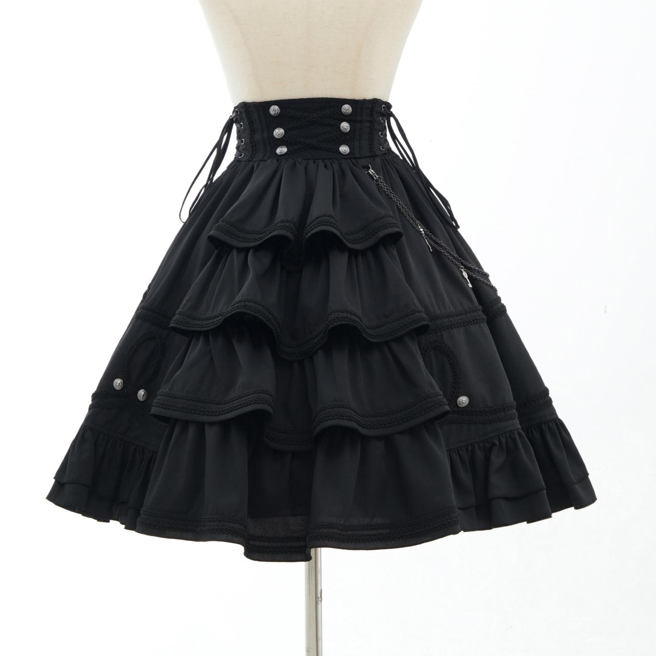 Grand Foyer Hotel Braid-Design Skirt