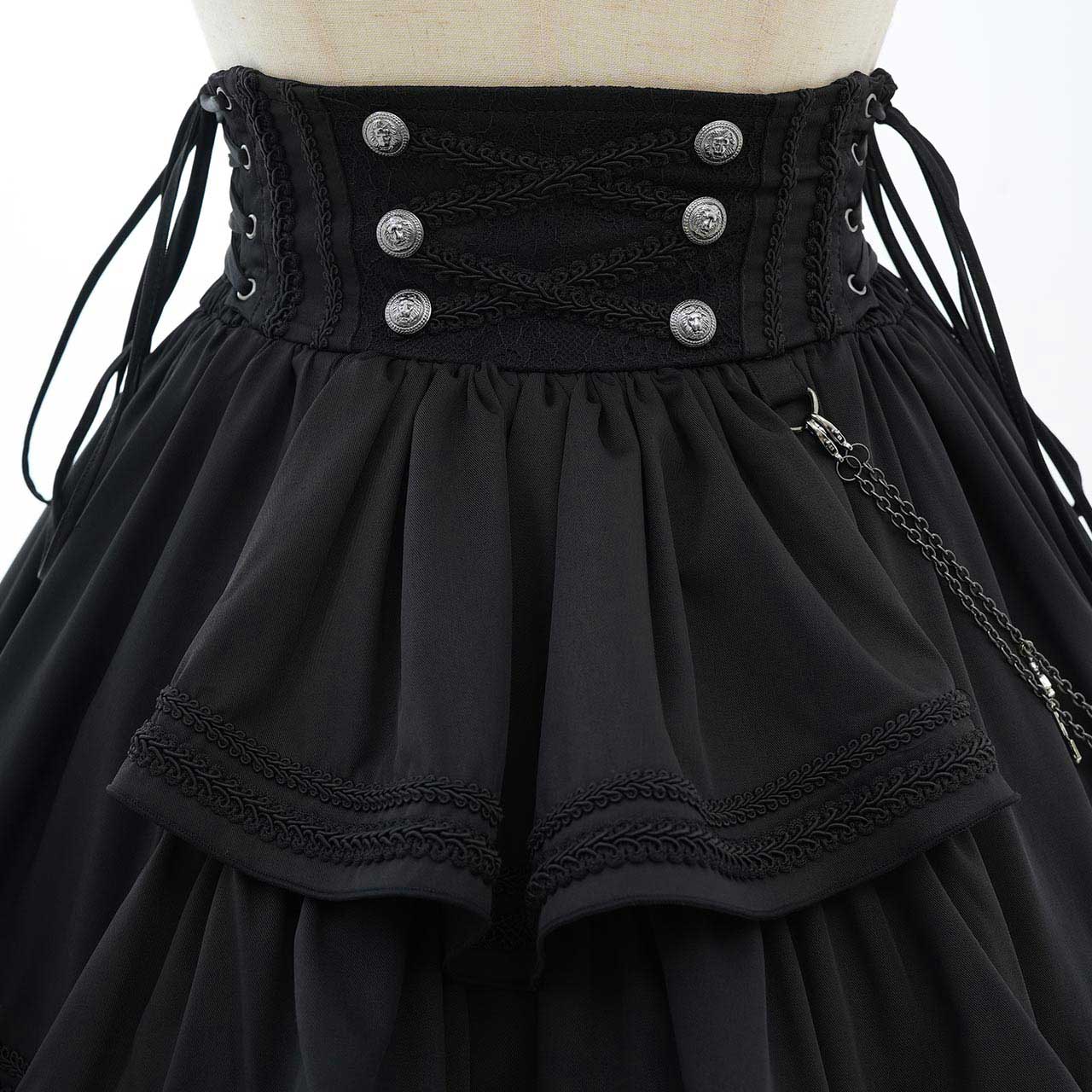 Grand Foyer Hotel Braid-Design Skirt