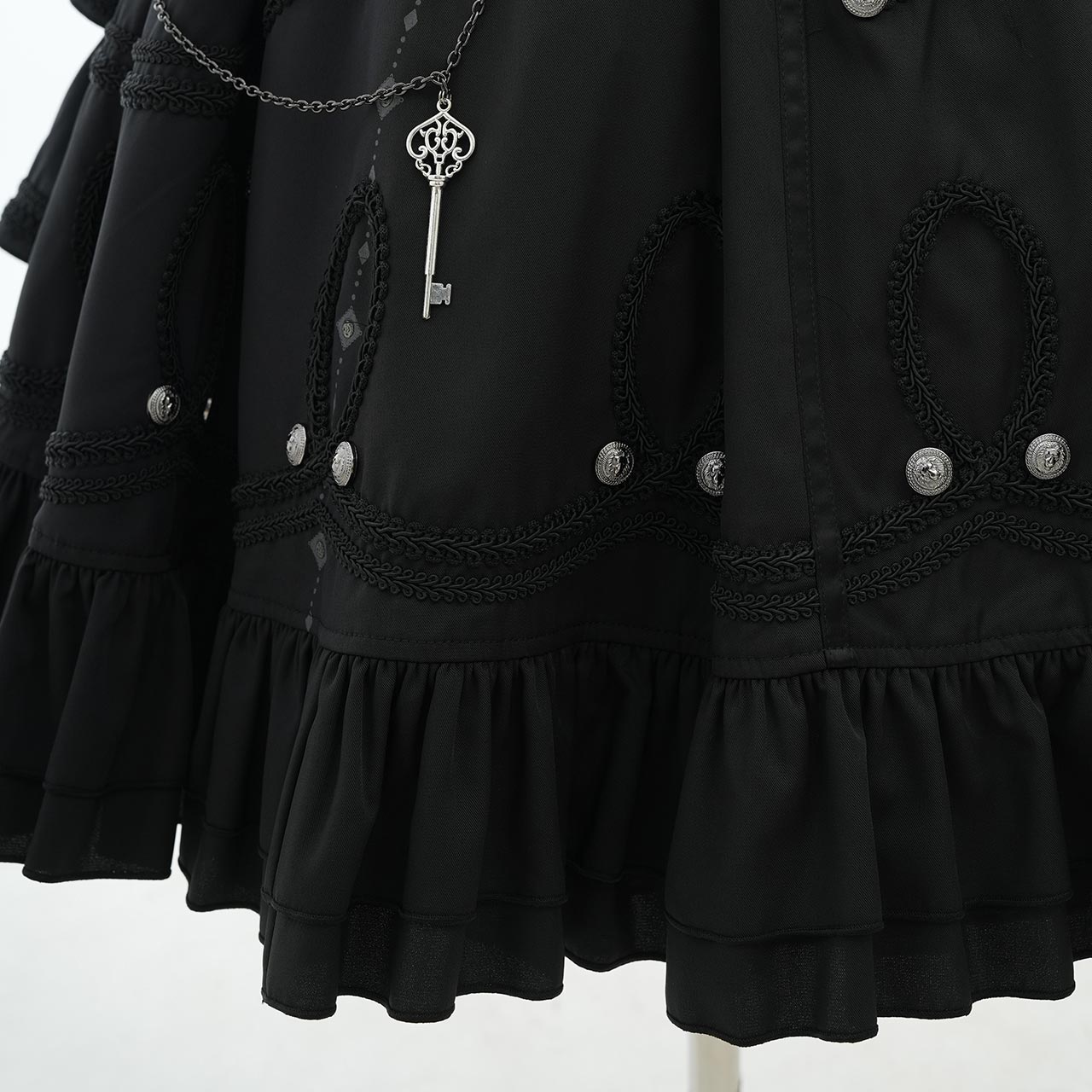 Grand Foyer Hotel Braid-Design Skirt