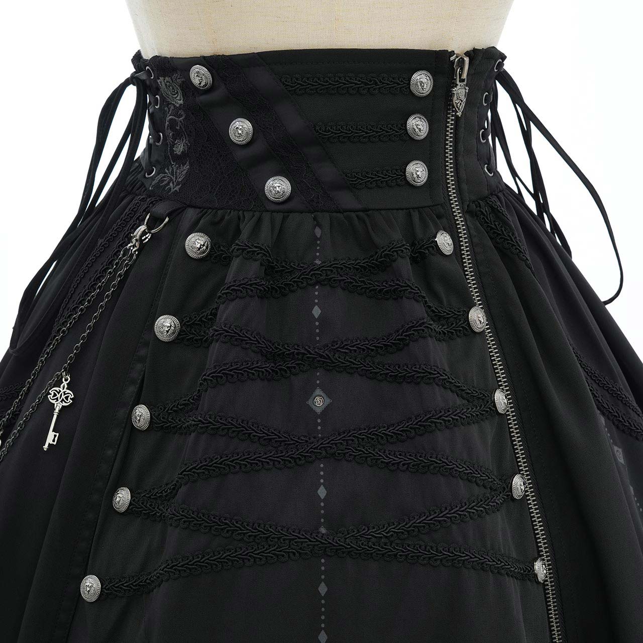 Grand Foyer Hotel Braid-Design Skirt