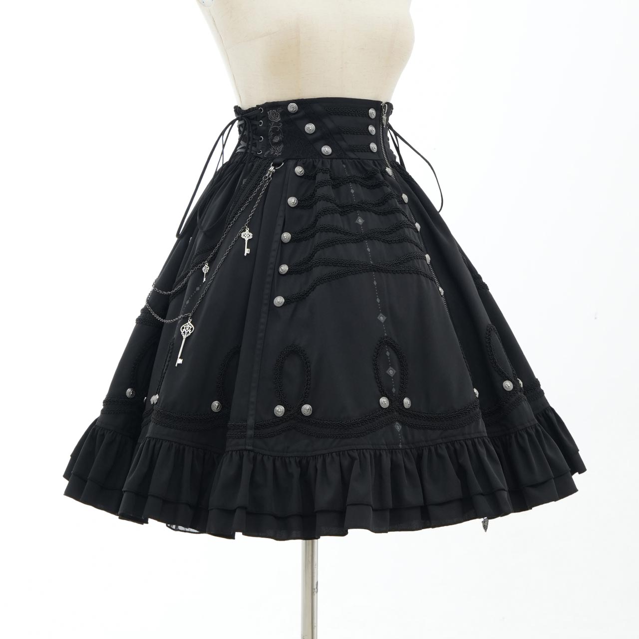 Grand Foyer Hotel Braid-Design Skirt
