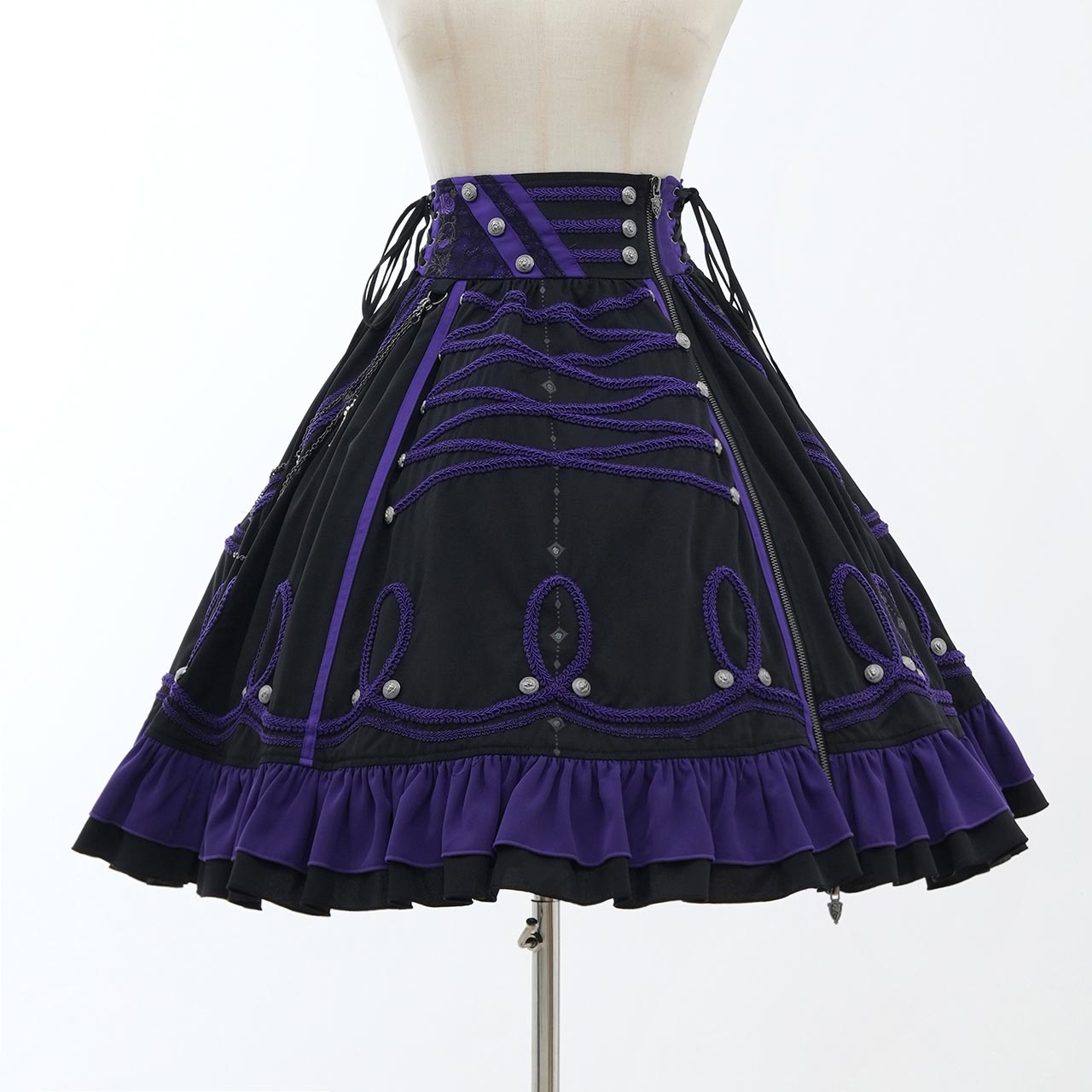 Grand Foyer Hotel Braid-Design Skirt