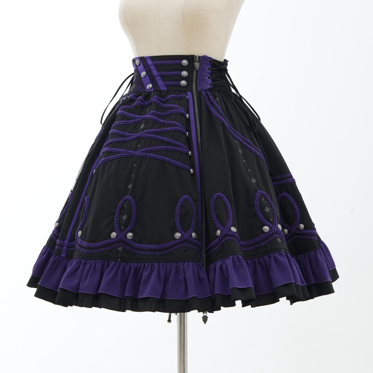 Grand Foyer Hotel Braid-Design Skirt