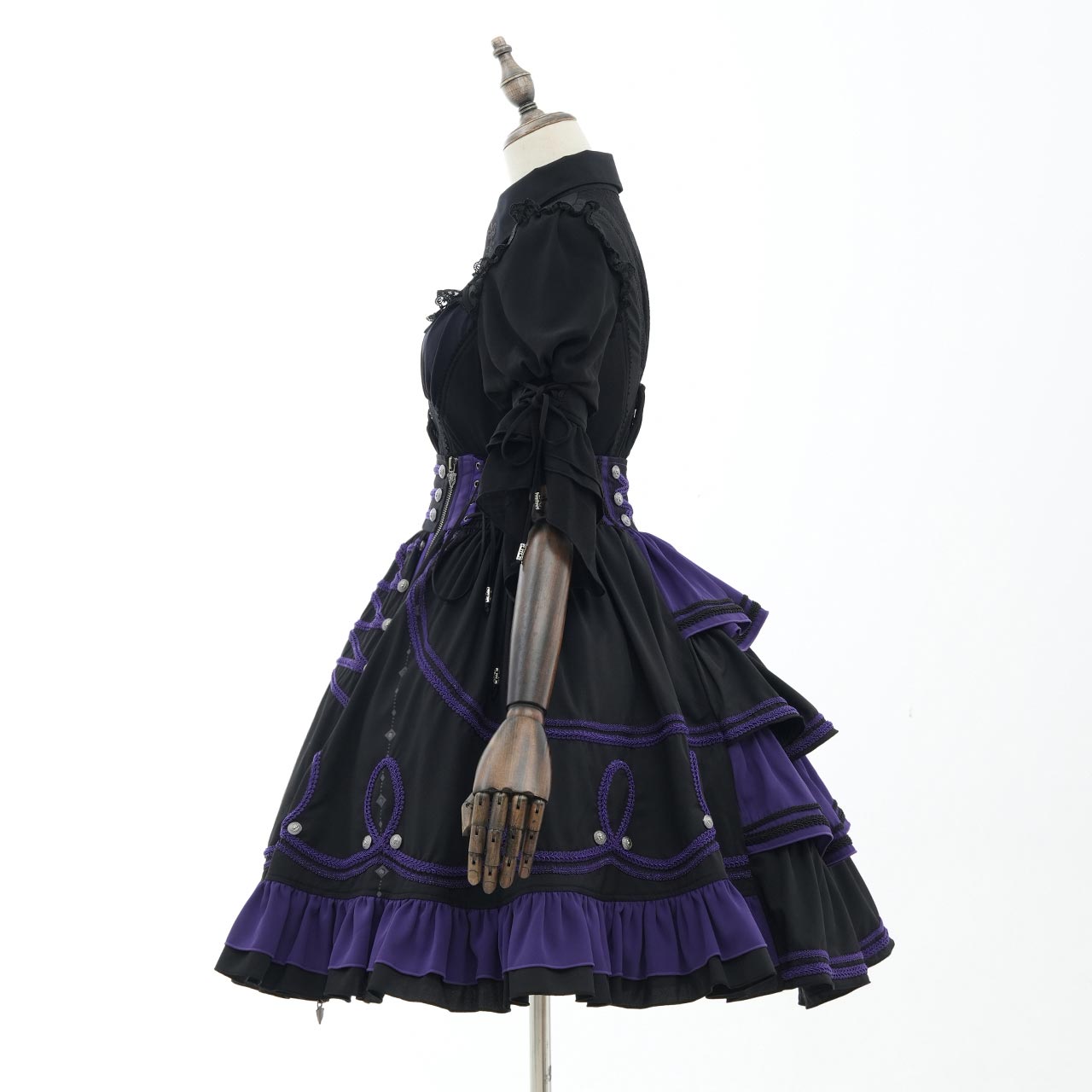 Grand Foyer Hotel Braid-Design Skirt
