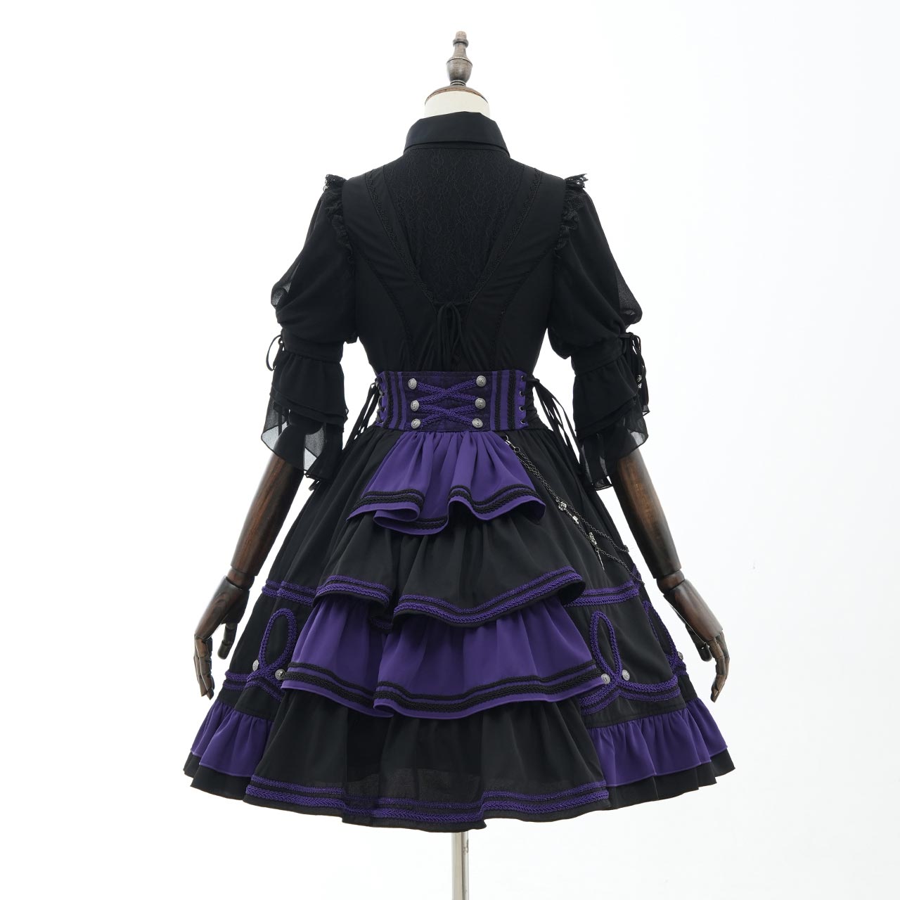 Grand Foyer Hotel Braid-Design Skirt