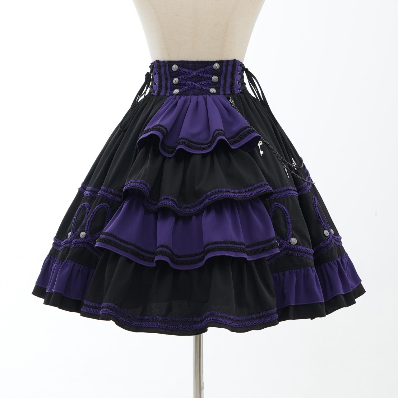 Grand Foyer Hotel Braid-Design Skirt
