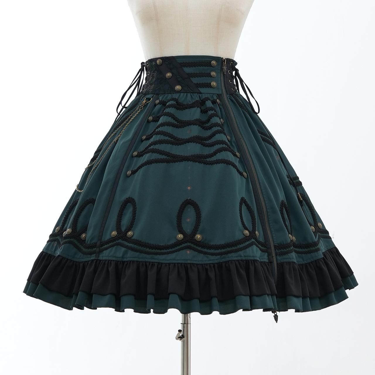 Grand Foyer Hotel Braid-Design Skirt