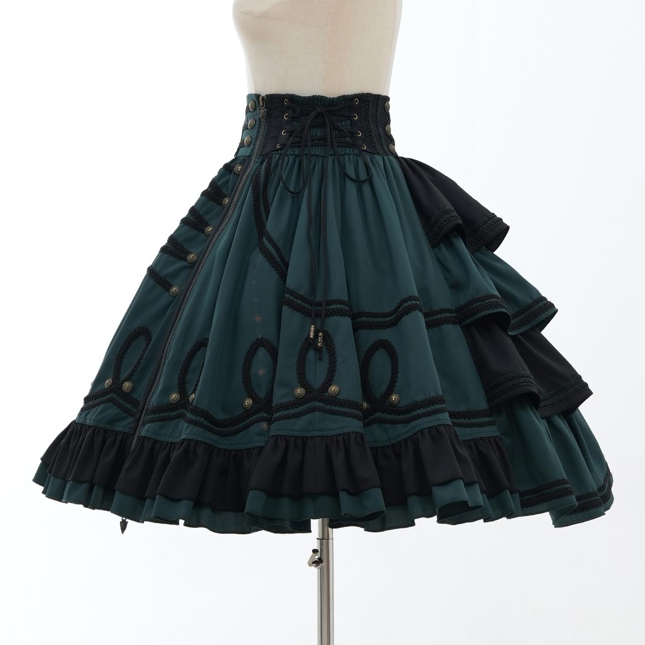 Grand Foyer Hotel Braid-Design Skirt