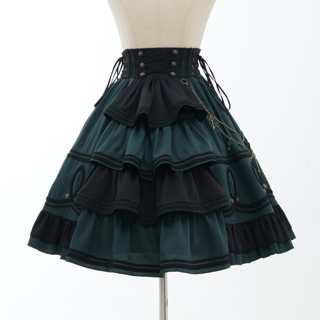Grand Foyer Hotel Braid-Design Skirt