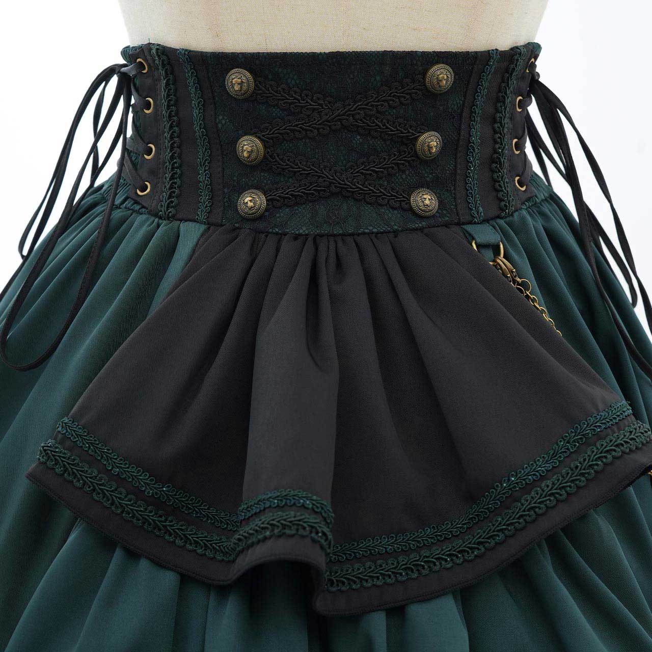 Grand Foyer Hotel Braid-Design Skirt