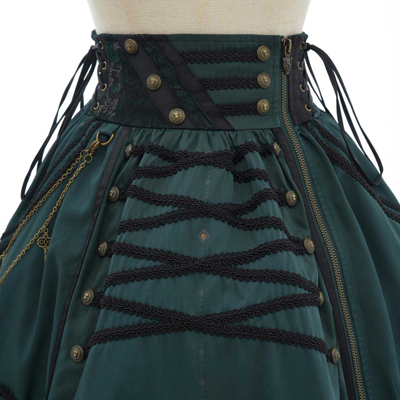 Grand Foyer Hotel Braid-Design Skirt