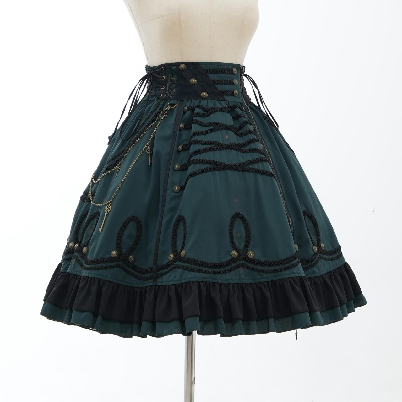 Grand Foyer Hotel Braid-Design Skirt