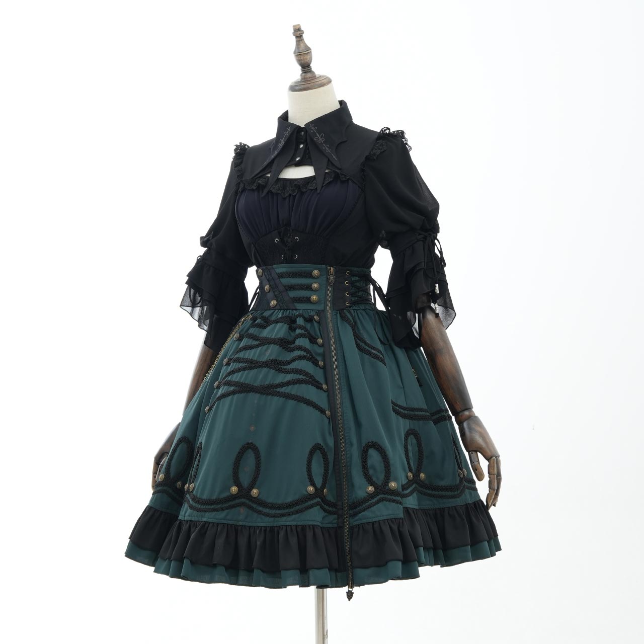 Grand Foyer Hotel Braid-Design Skirt