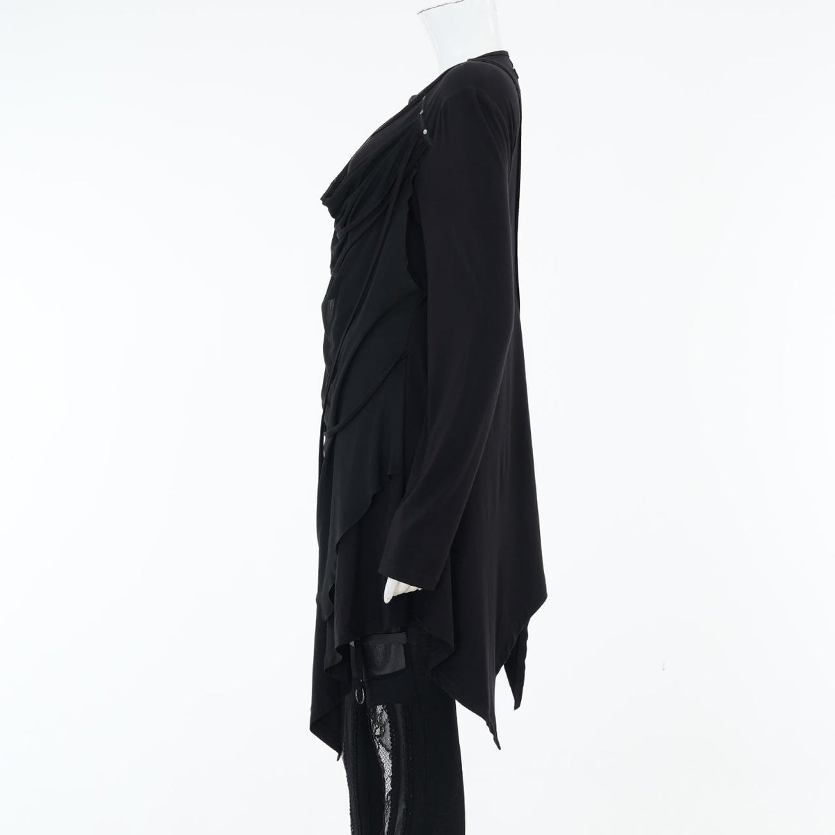 Ashes of the Elysium Asymmetrical Cut-and-Sew Top