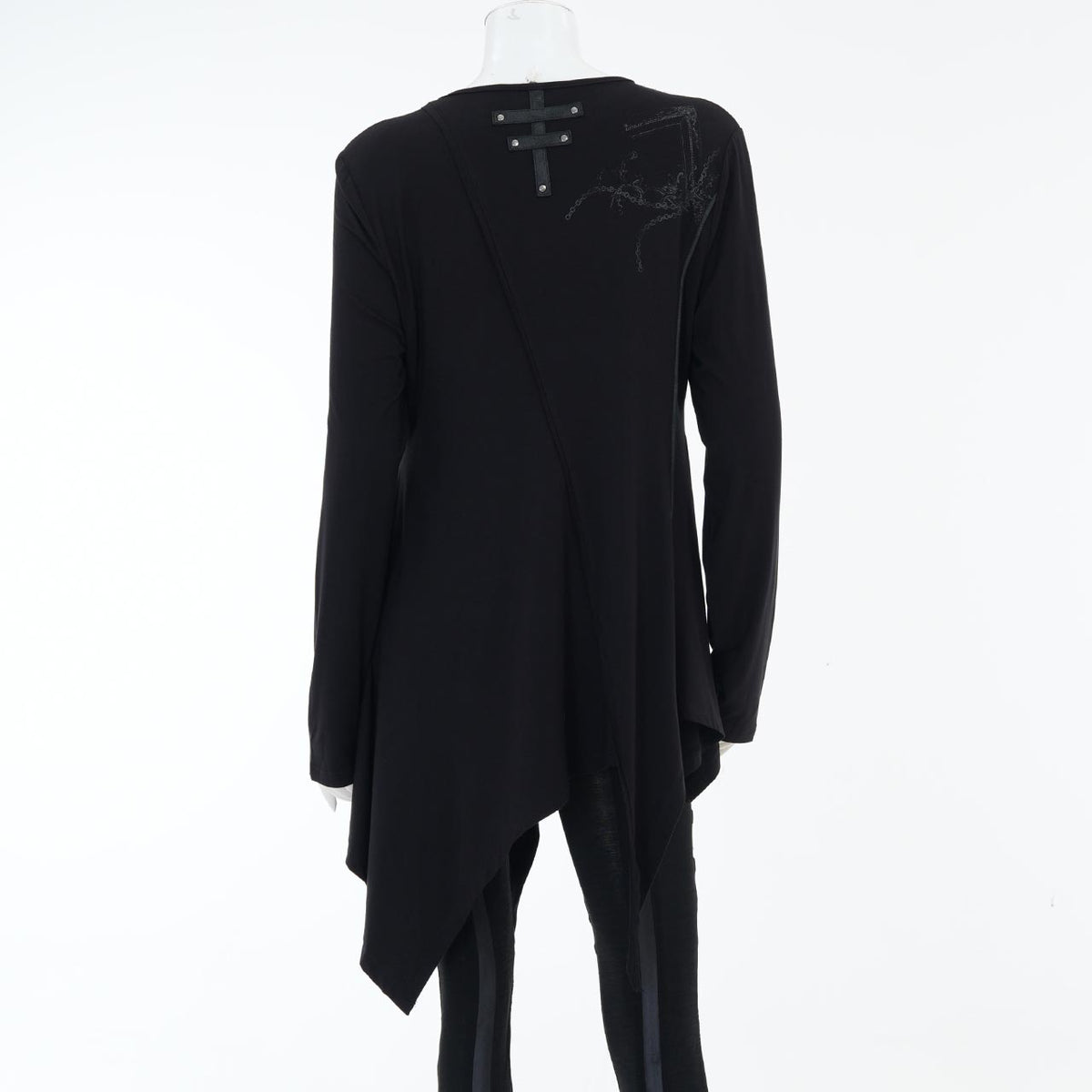 Ashes of the Elysium Asymmetrical Cut-and-Sew Top