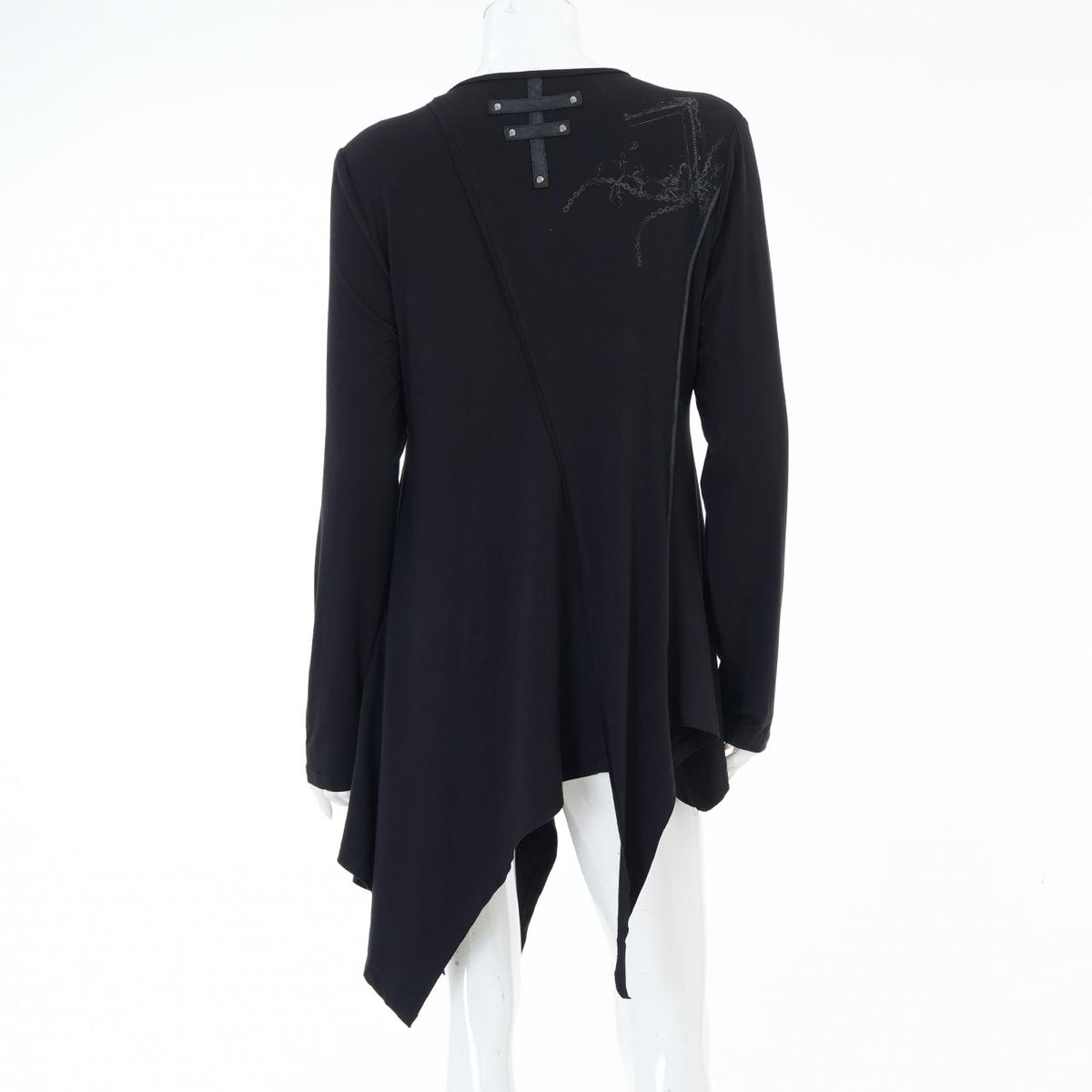 Ashes of the Elysium Asymmetrical Cut-and-Sew Top